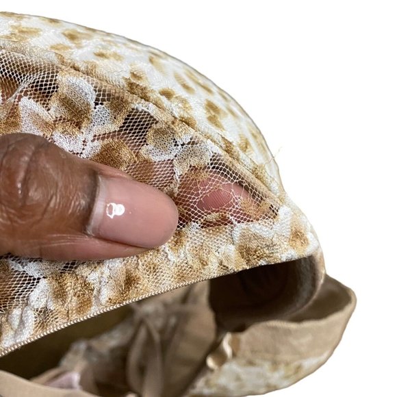 La Senza Women's Tan Floral Lace Push Up Bra - Picture 5 of 6